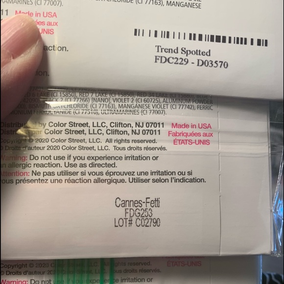 Color Street nail strip each set - Picture 2 of 3